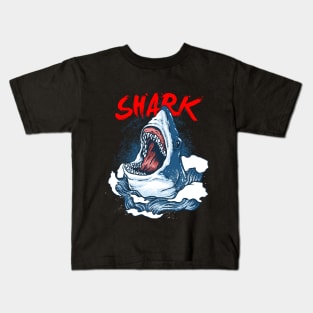 Shark fish wild Kids T-Shirt